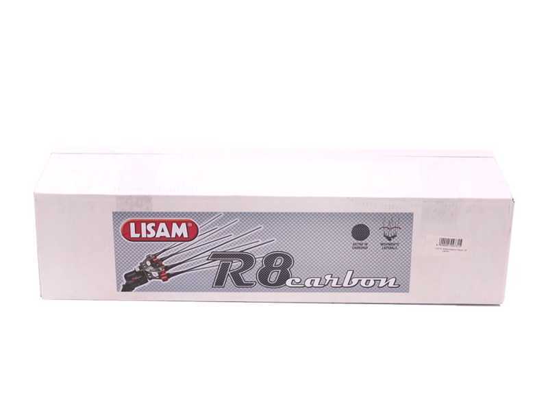 Lisam R8 Carbon - Vareador de aceitunas neum&aacute;tico - vibrador 6 bares - 1700 golpes por minuto