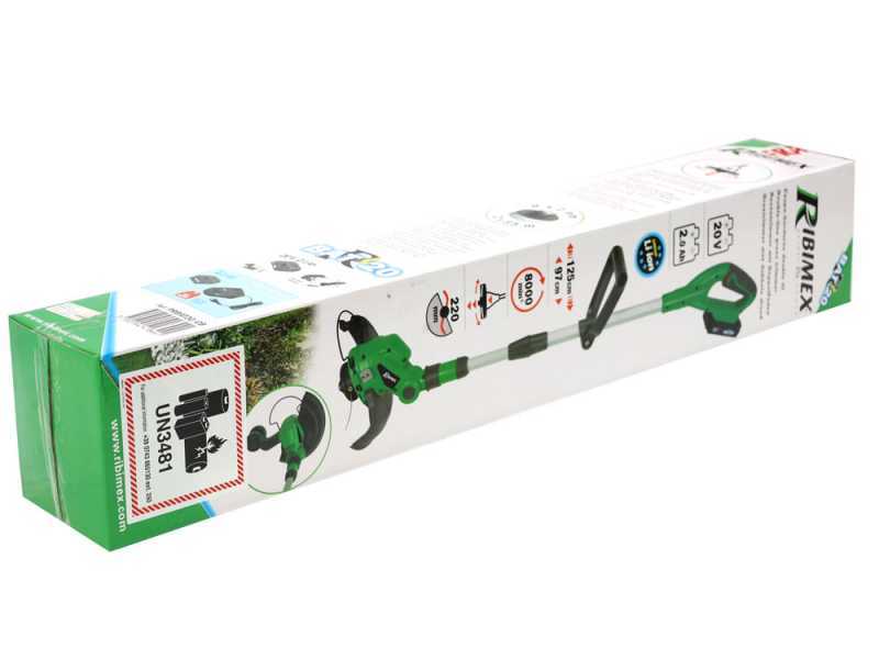 RIBIMEX PRBAT20-CB - Cortabordes de bater&iacute;a - 20V 2Ah