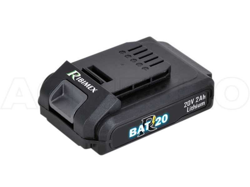 Soplador de bater&iacute;a RIBIMEX PRBAT20-SSB - 20V - 2Ah - BATER&Iacute;A Y CARGADOR NO INCLUIDOS