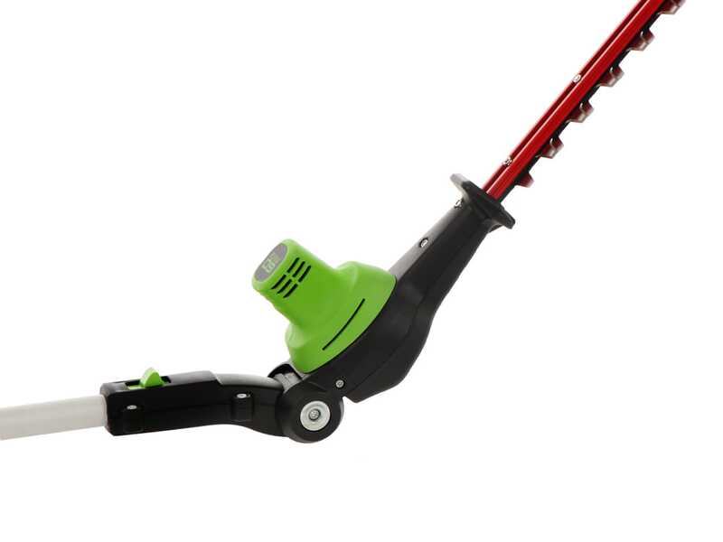 Greenworks G60PHT51 - Cortasetos de bater&iacute;a con p&eacute;rtiga 60V/2Ah