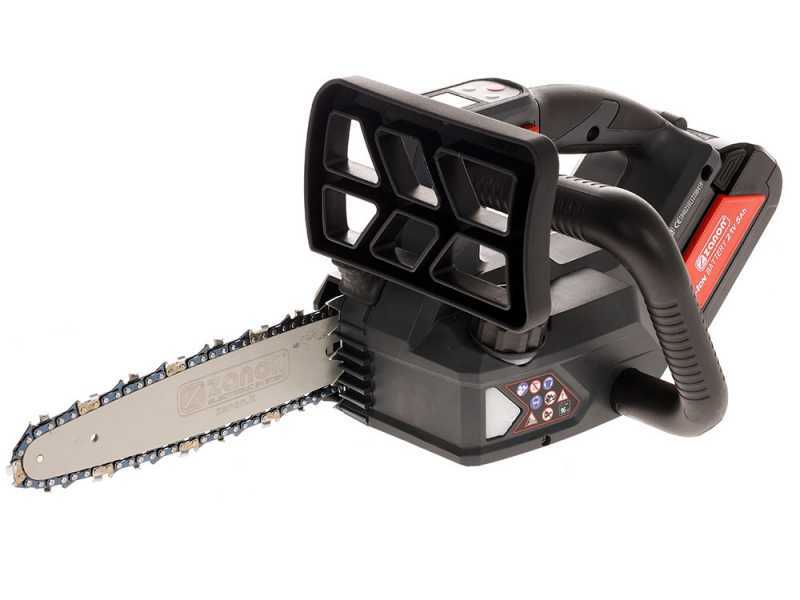 Zanon ZP 200 - Electrosierra de bater&iacute;a 2 x 18V 5Ah - Espada de 20cm