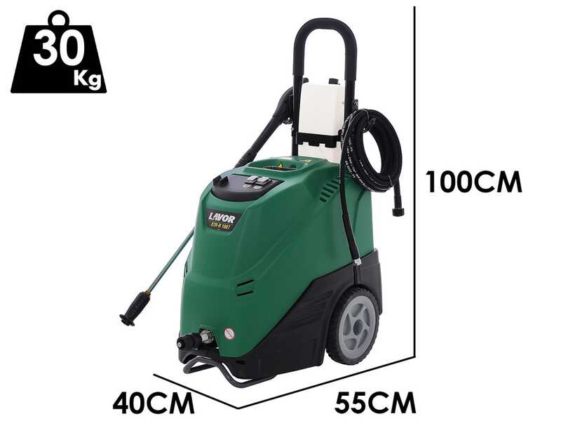 Lavor XTR-R 1007 - Hidrolimpiadora de agua caliente - 135 bar - 420 L/h - 36032-00105