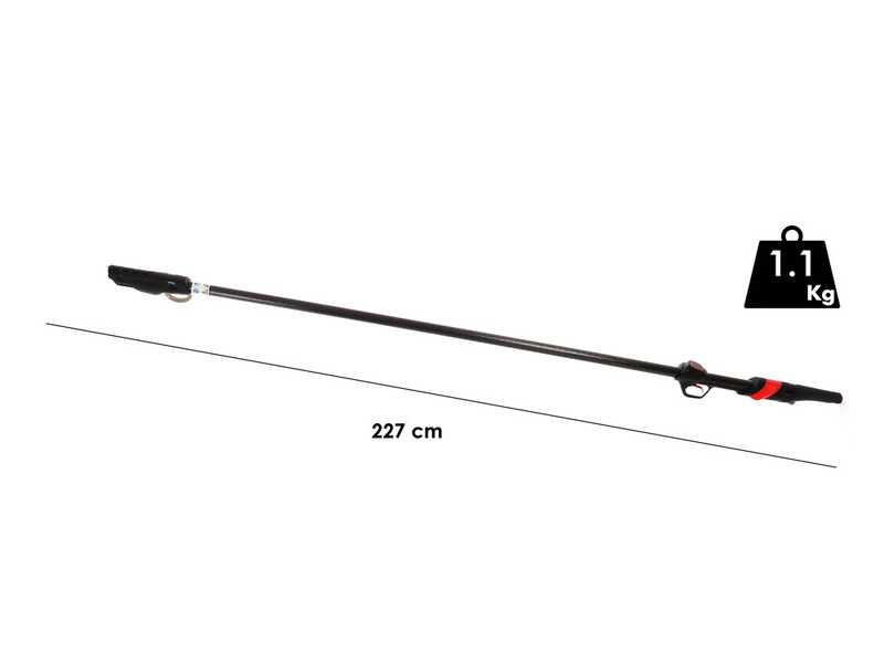 Infaco F3020 - Tijera el&eacute;ctrica de poda con p&eacute;rtiga - 36V 3Ah - 227 cm