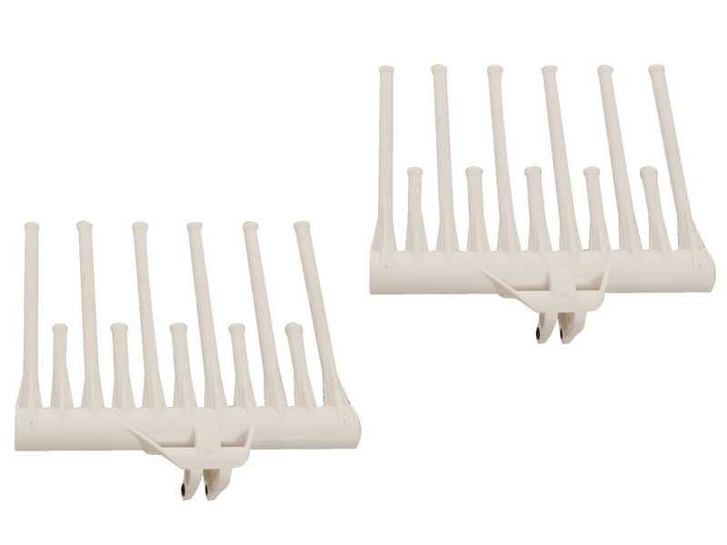 Lisam Oliveco - Vareador de aceitunas el&eacute;ctrico de bater&iacute;a - Con dientes en nailon  - 230-330 cm - P&eacute;rtiga telesc&oacute;pica