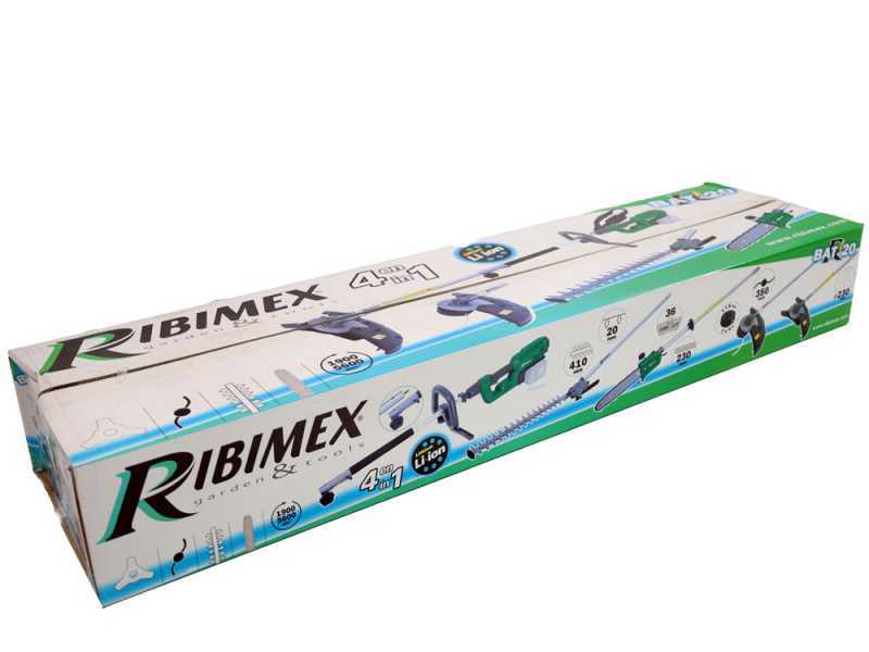 Ribimex PRBAT20-4EN1SB - Desbrozadora multifunci&oacute;n de bater&iacute;a - 40V - 4Ah