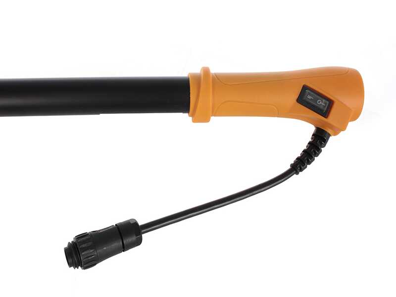 Volpi Olytech Dualcomb 13 - Vareador el&eacute;ctrico de bater&iacute;a 230-350 cm - p&eacute;rtiga telesc&oacute;pica
