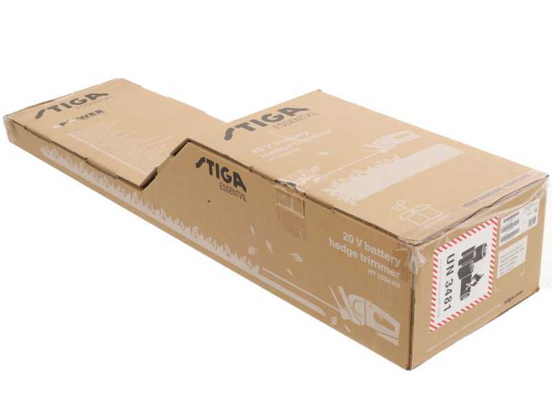 Cortasetos de bater&iacute;a STIGA HT 100e KIT - 20V 2Ah - Bater&iacute;a y cargador incluidos