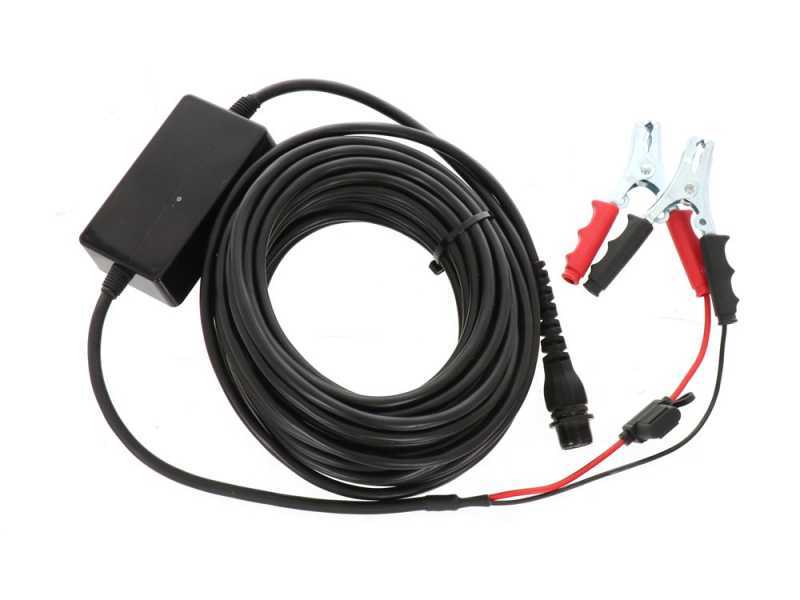 Jolly Italia V50X - Vareador de aceitunas el&eacute;ctrico de bater&iacute;a - 36 V - con p&eacute;rtiga telesc&oacute;pica y barra alargadora Step-Up