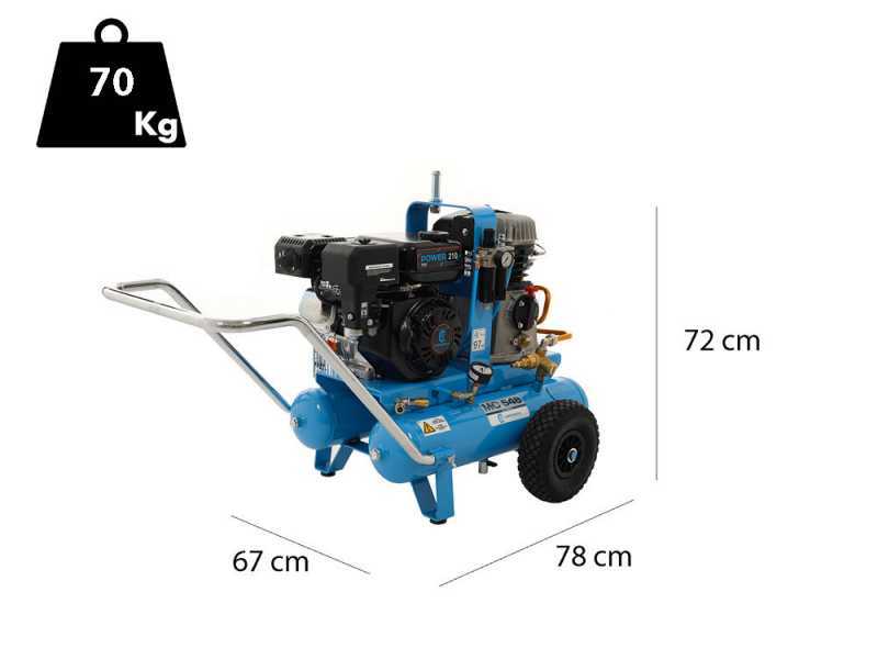 Motocompresor Campagnola MC 548 motor de gasolina 7HP