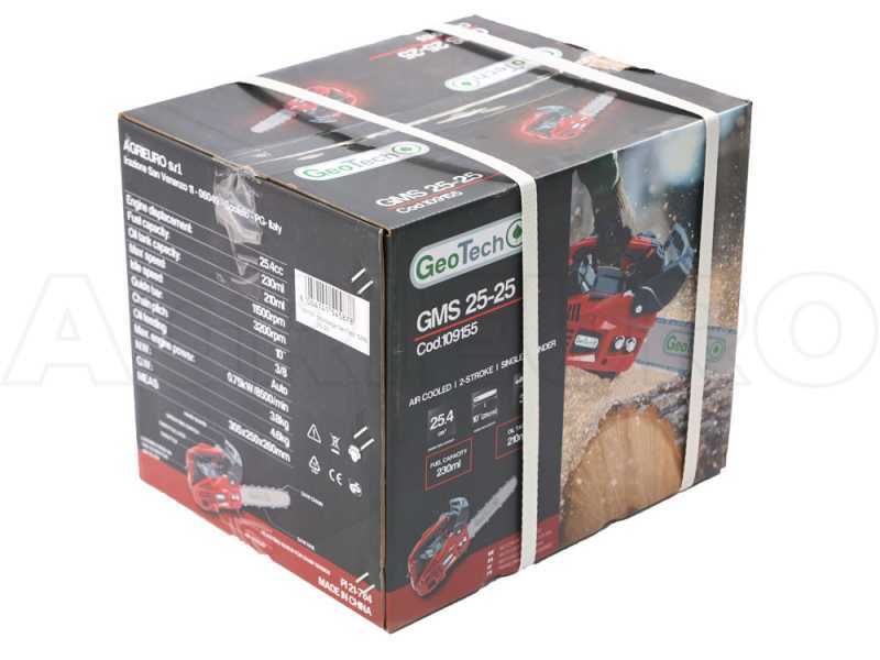 GeoTech GMS 25-25 - Motosierra de mezcla de poda - Espada de 25 cm