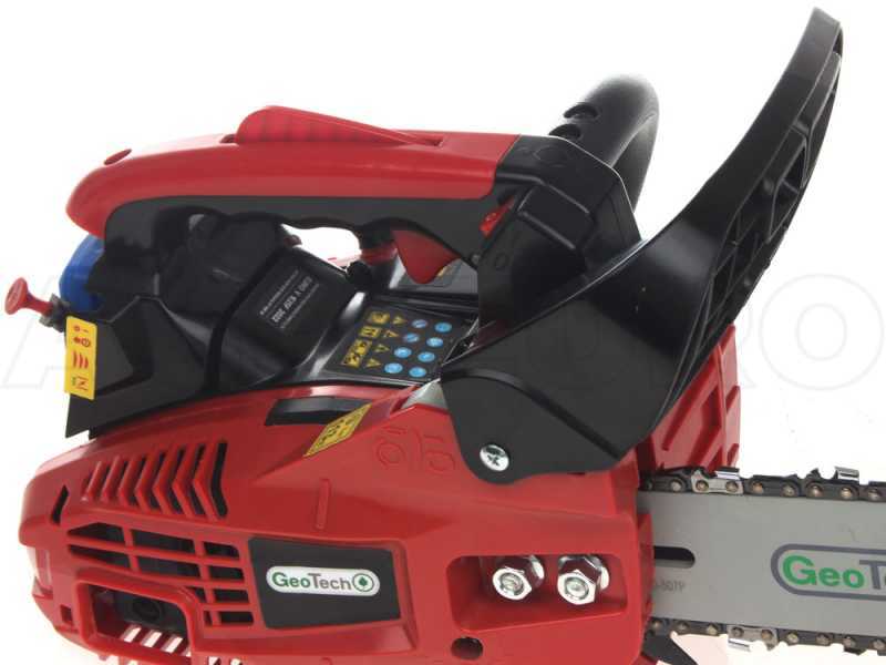 GeoTech GMS 25-25 - Motosierra de mezcla de poda - Espada de 25 cm