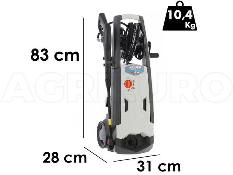 Hidrolimpiadora Comet KRX 1450 Plus el&eacute;ctrica de agua fr&iacute;a, con enrollador, 160 bar