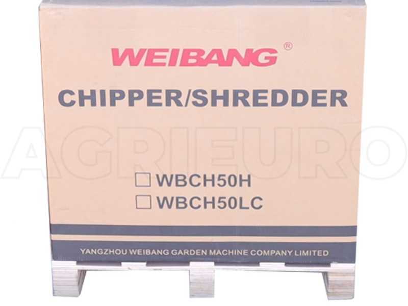 Weibang WBCH507LC - Biotrituradora con motor de gasolina Loncin da 196cc