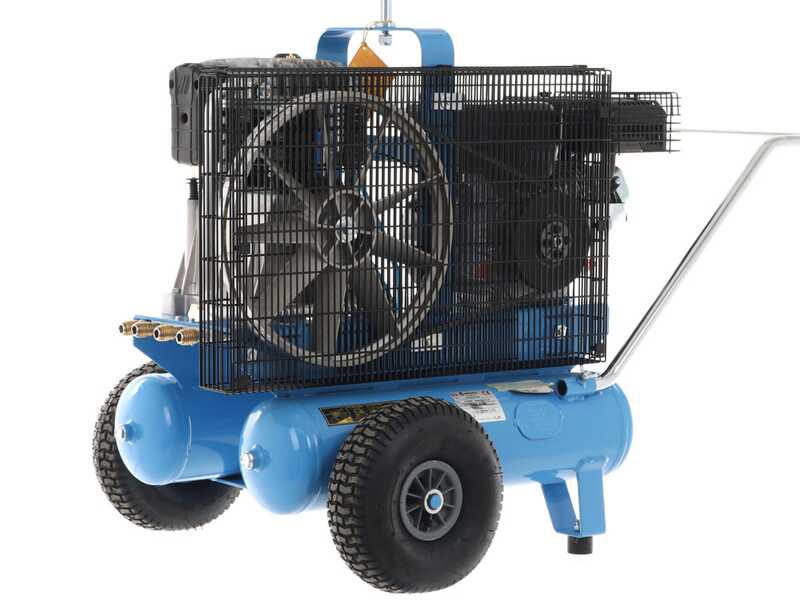 KIT Motocompresor Campagnola MC 658 7HP + 2 Vareadores neum&aacute;ticos Tuono Evo