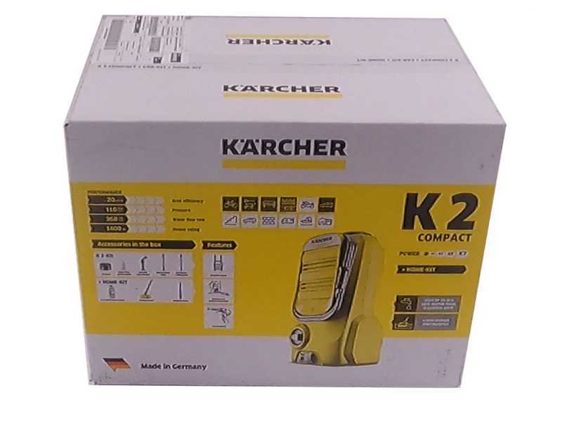 Hidrolimpiadora de agua fr&iacute;a Karcher K2 Compact Home