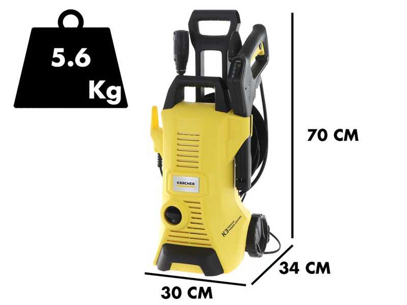 Karcher K3 Premium Power Control - Hidrolimpiadora de agua fr&iacute;a - Lanza doble incluida - 120 bar - 380 l/h