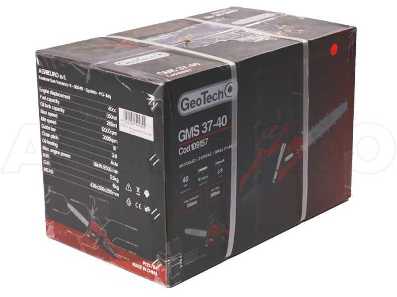 GeoTech GMS 37-40 - Motosierra de mezcla de corte - Espada de 40 cm