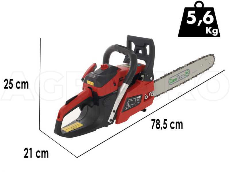 GeoTech GMS 37-40 - Motosierra de mezcla de corte - Espada de 40 cm