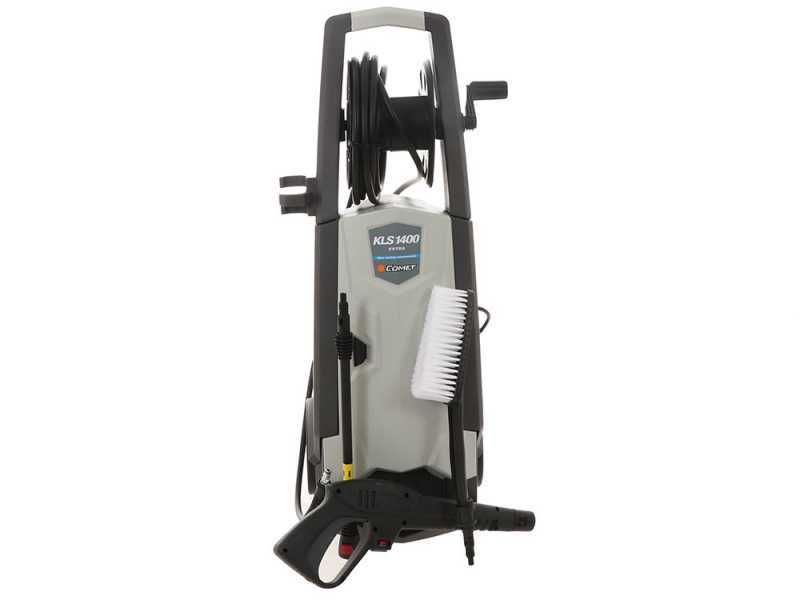 Hidrolimpiadora Comet KLS 1400 Extra el&eacute;ctrica de agua fr&iacute;a - Con enrollador - 140 bar