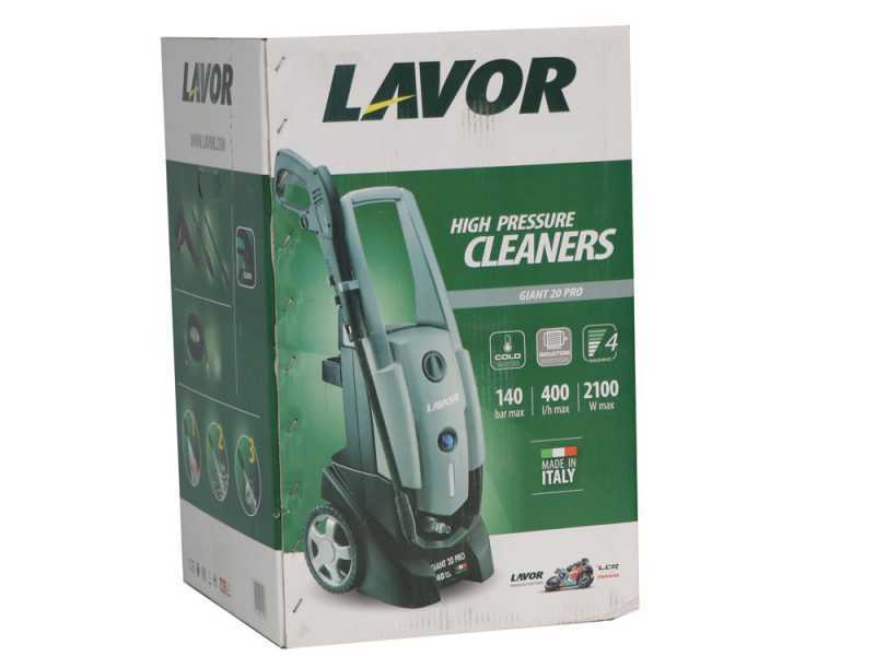 LAVOR GIANT 20 PRO - Hidrolimpiadora de agua fr&iacute;a - 100 bar - 400 l/h