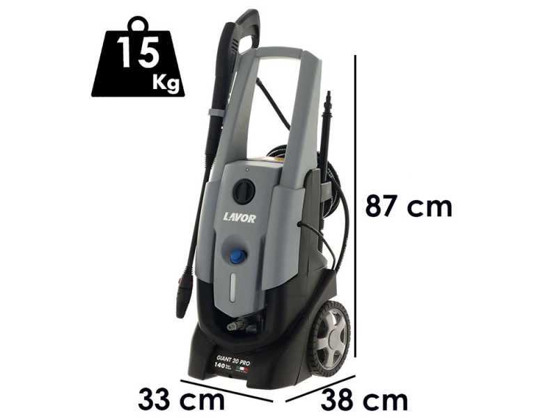 LAVOR GIANT 20 PRO - Hidrolimpiadora de agua fr&iacute;a - 100 bar - 400 l/h
