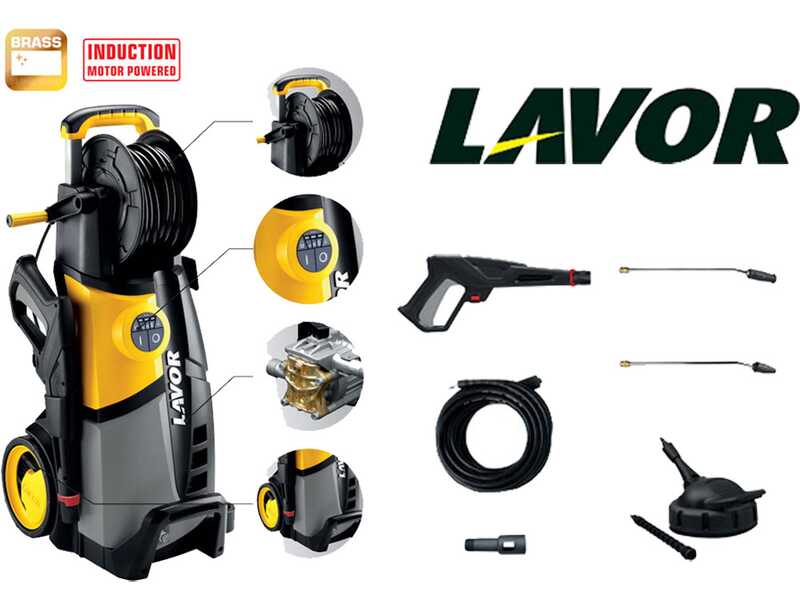 Hidrolimpiadora LAVOR LVR5 PLUS 150 DIGIT - Caudal M&aacute;x 8.33 l/min - 150 bar