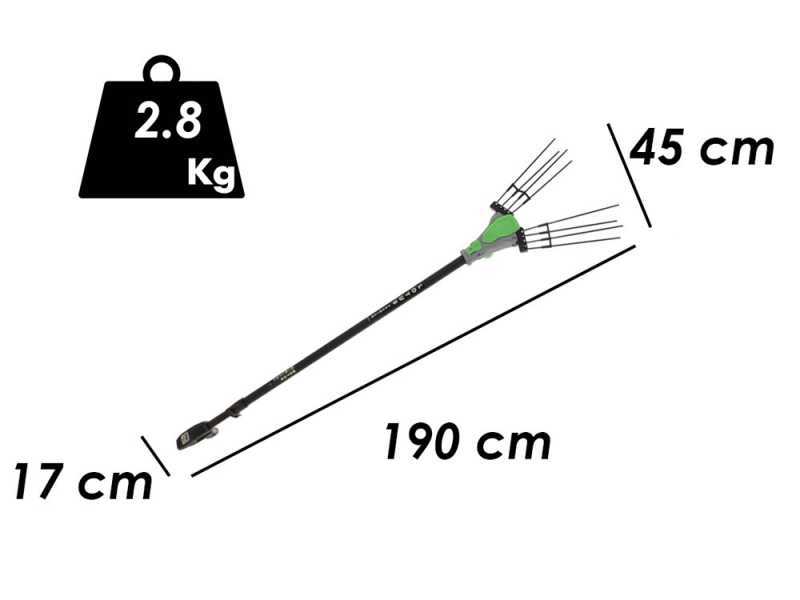 EGO Lotus - Vareador de aceitunas de bater&iacute;a telesc&oacute;pico - 56 V - BATER&Iacute;A Y CARGADOR NO EST&Aacute;N INCLUIDOS