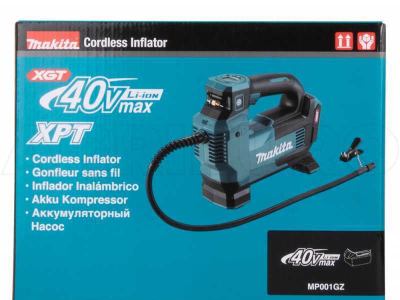 Makita MP001GZ  -Compresor de aire a bater&iacute;a -BATER&Iacute;A Y CARGADOR NO INCLUIDOS