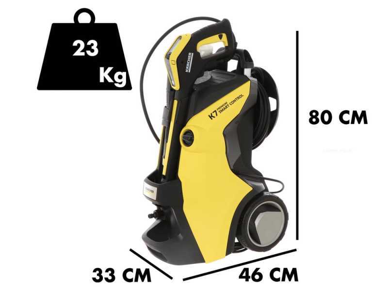 Karcher K7 Premium Smart Control Home-Hidrolimpiadora con limpiador de superficies T7-180 bar-Bluetooth y App Home&amp;Garden