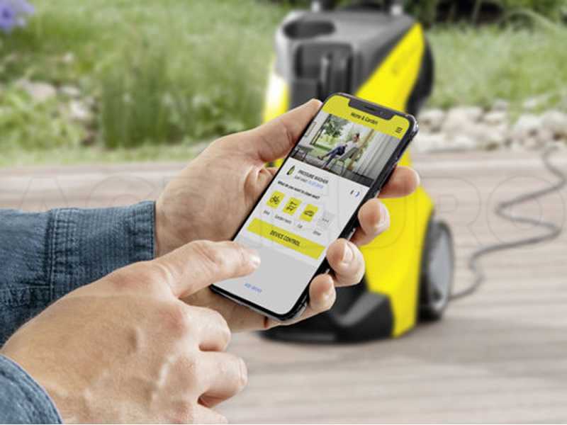 Karcher K7 Premium Smart Control Home-Hidrolimpiadora con limpiador de superficies T7-180 bar-Bluetooth y App Home&amp;Garden