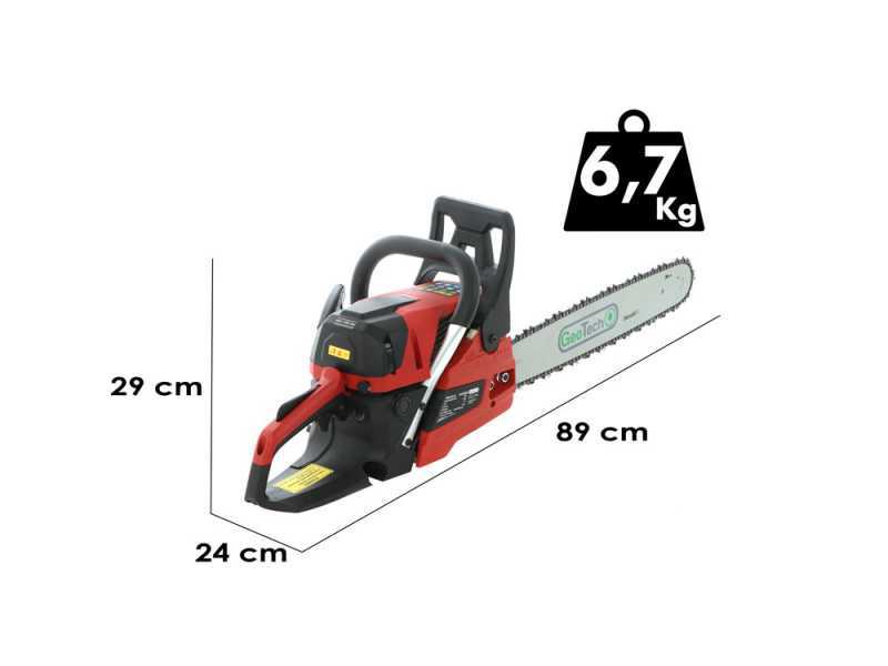 GeoTech GMS 58-50 - Motosierra de corte de mezcla - Espada de 50 cm