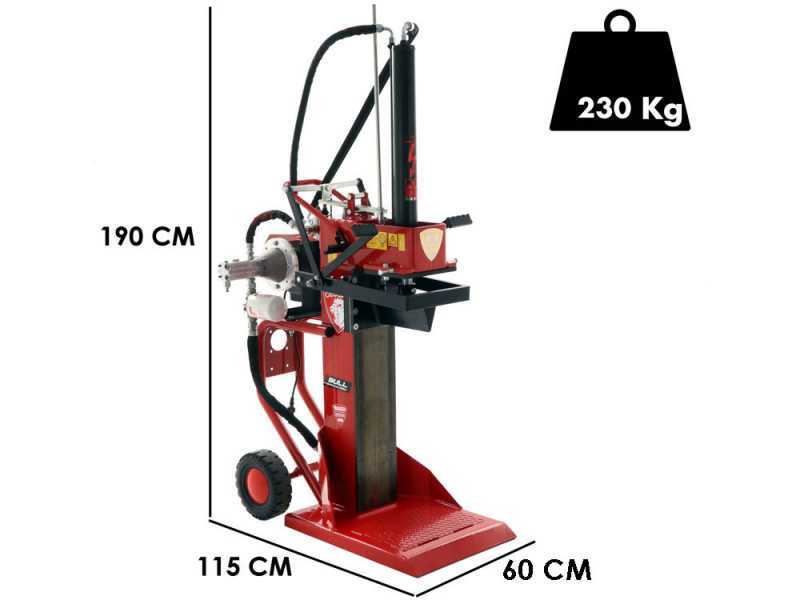 Ceccato Olindo BULL SPLE13-650TC - Rajadora de le&ntilde;a el&eacute;ctrica - Vertical