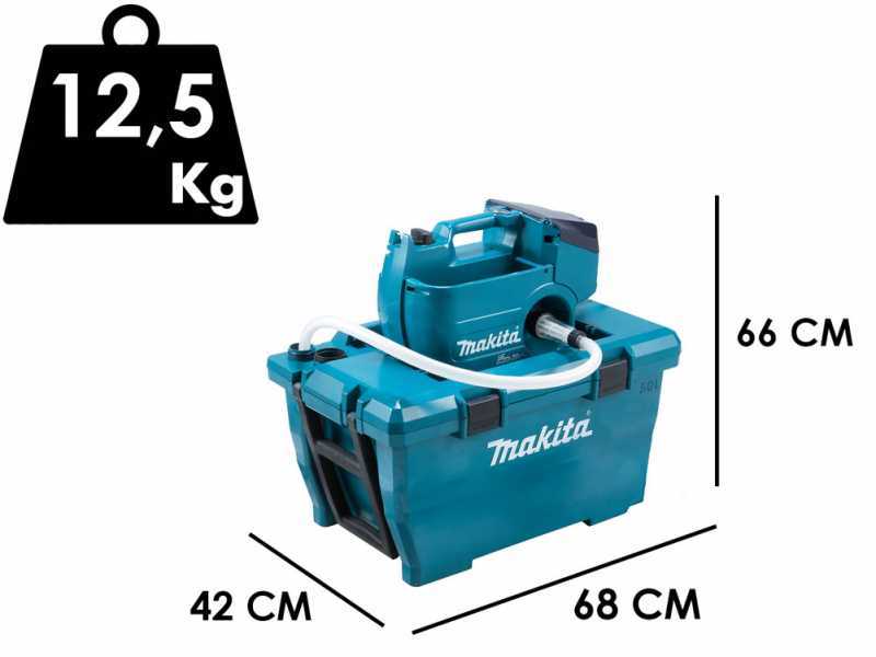 Hidrolimpiadora de bater&iacute;a con cuba Makita DHW080ZK - SIN BATER&Iacute;AS NI CARGADOR