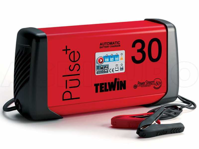 Telwin Pulse 30 - Cargador autom&aacute;tico multifunci&oacute;n - mantenedor - bater&iacute;as 6/12/24V