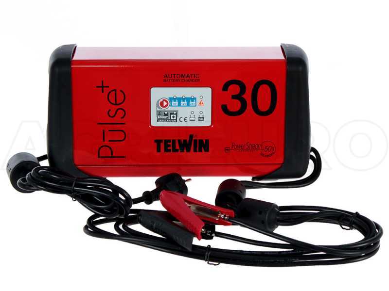 Telwin Pulse 30 - Cargador autom&aacute;tico multifunci&oacute;n - mantenedor - bater&iacute;as 6/12/24V