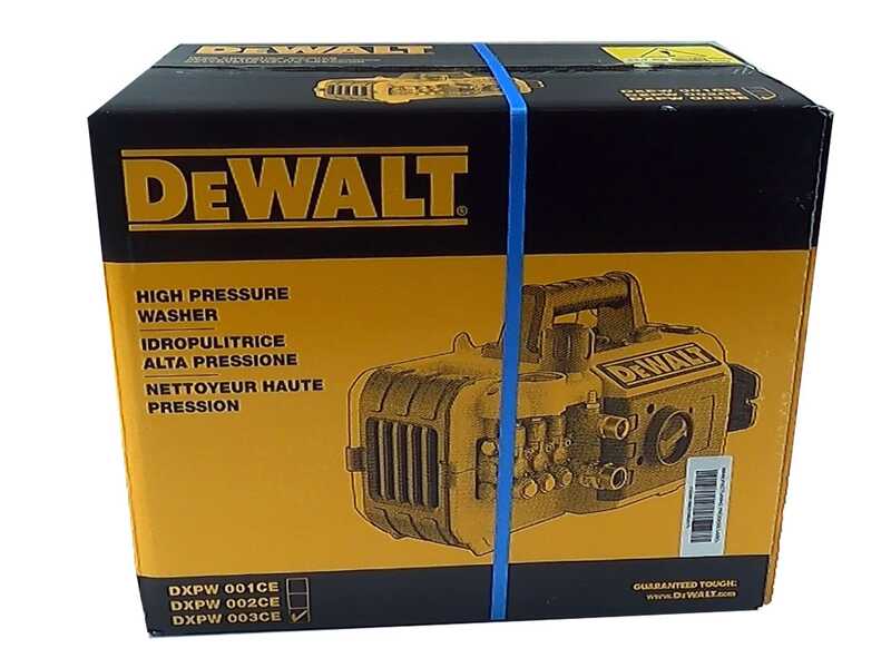 Hidrolimpiadora DeWalt DXPW 003CE KART de 150 bares m&aacute;ximo 630L/H caudal M&aacute;ximo - con carro amovible