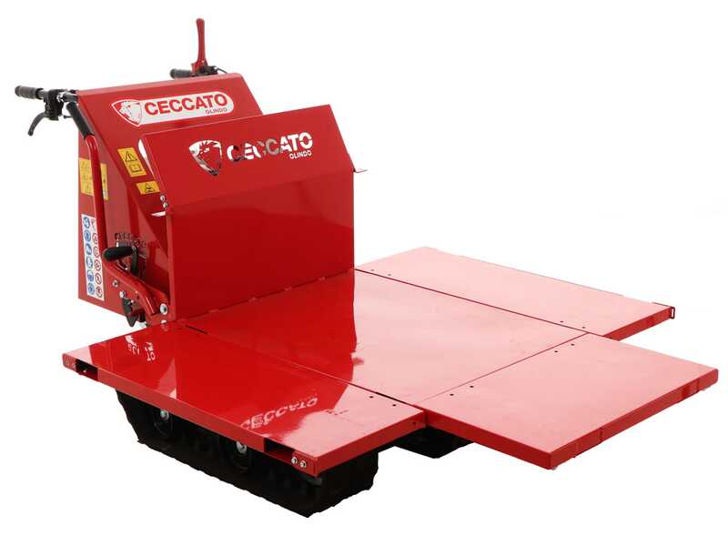Carretilla con motor CECCATO CINGOLONE - Caj&oacute;n extensible - Capacidad 350 kg