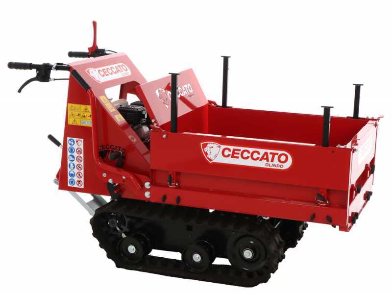 Carretilla con motor CECCATO CINGOLONE - Caj&oacute;n extensible - Capacidad 350 kg