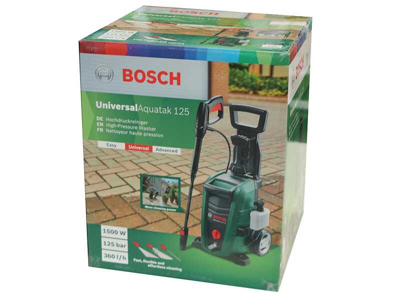 Hidrolimpiadora de agua fr&iacute;a BOSCH UniversalAquatak 125 el&eacute;ctrica, 125 bar m&aacute;x
