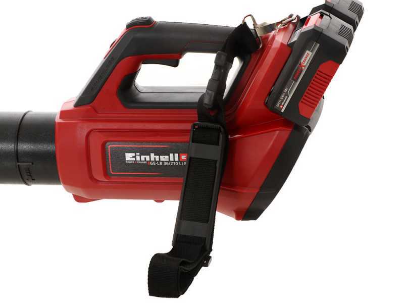 Soplador de bater&iacute;a TURBO  Einhell GE-LB 36/210 Li E - 2x 18V 5.2Ah