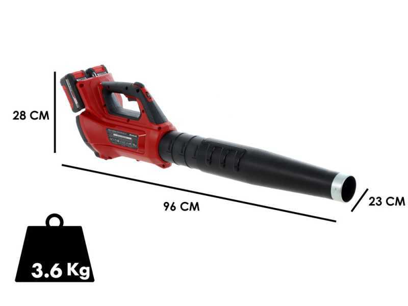 Soplador de bater&iacute;a TURBO  Einhell GE-LB 36/210 Li E - 2x 18V 5.2Ah