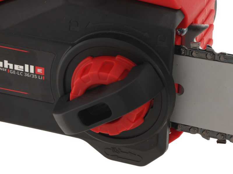 Einhell GE-LC 36/35 Li - Electrosierra de bater&iacute;a 2 x 18V 5.2Ah - Espada de 35 cm