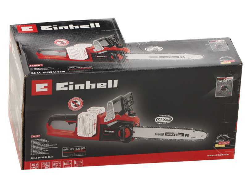 🌳 Motosierra de batería EINHELL GE-LC 36/35: Empaquetado y puesta en  marcha 