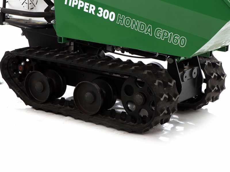 Carretilla de orugas dumper GreenBay Tipper 300 - Motor Honda GP160