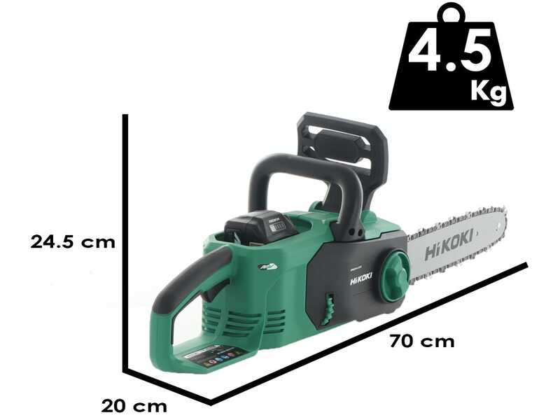 HIKOKI CS3630DB - Electrosierra de bater&iacute;a de corte 36V 2.5Ah - Espada de 30cm
