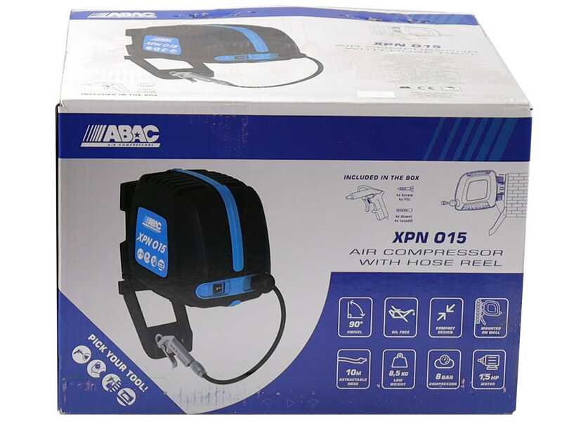 ABAC XPN O15 - Compresor monof&aacute;sico de pared, sin aceite - Motore 1.5 HP