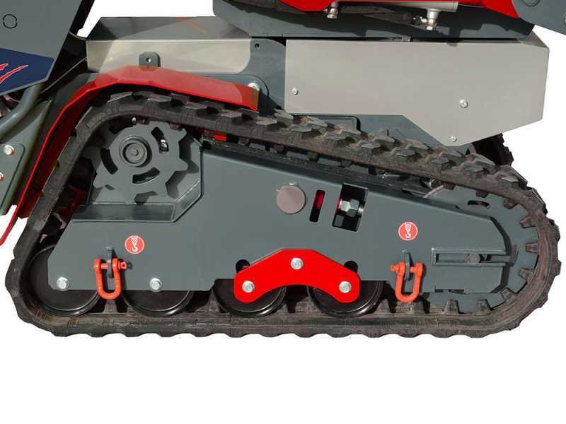 Carretilla de orugas AgriEuro Top-Line RAPTOR 6800 YED - Yanmar L100E - Con pala + hormigonera