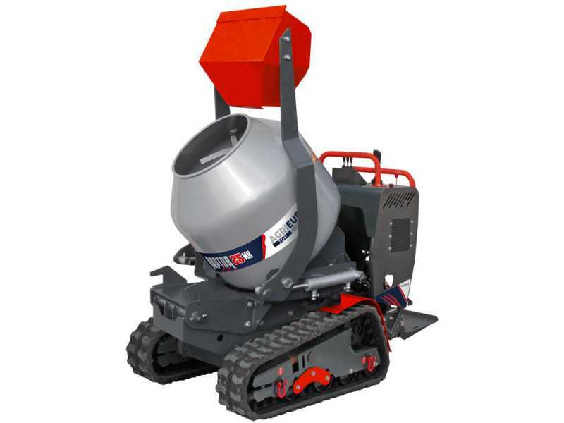 Carretilla de orugas AgriEuro Top-Line RAPTOR 6800 YED - Yanmar L100E - Con pala + hormigonera