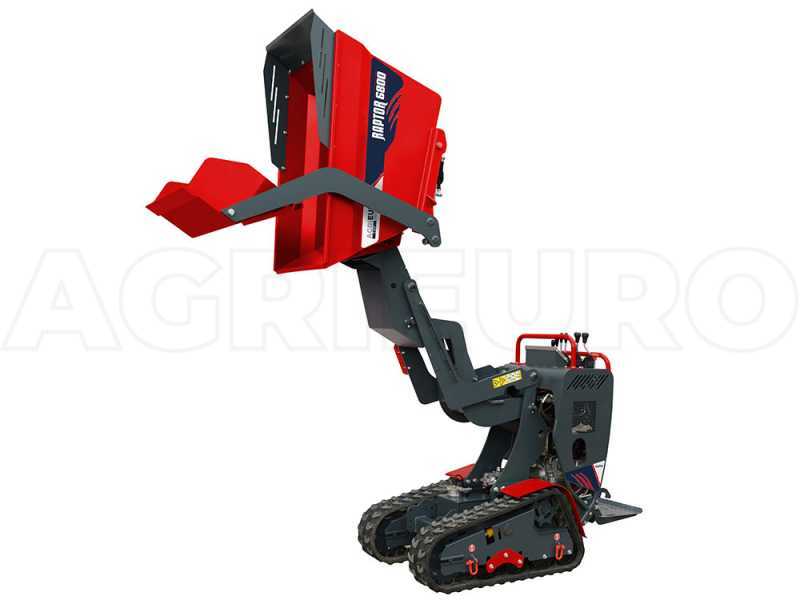Carretilla de orugas AgriEuro Top-Line RAPTOR 6800 YEDH 4.0 - Yanmar L100E - Con pala + hormigonera