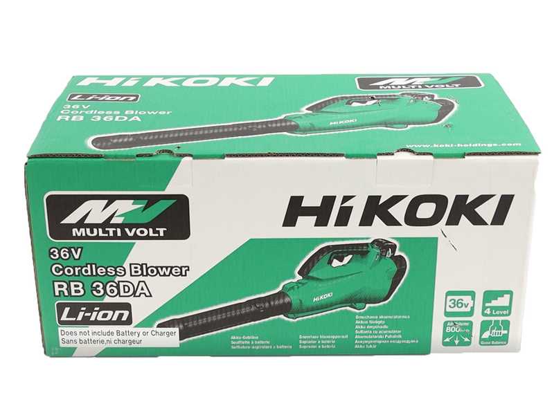 Hikoki RB36DAW4 - Soplador de bater&iacute;a - BATER&Iacute;A Y CARGADOR NO EST&Aacute;N INCLUIDOS